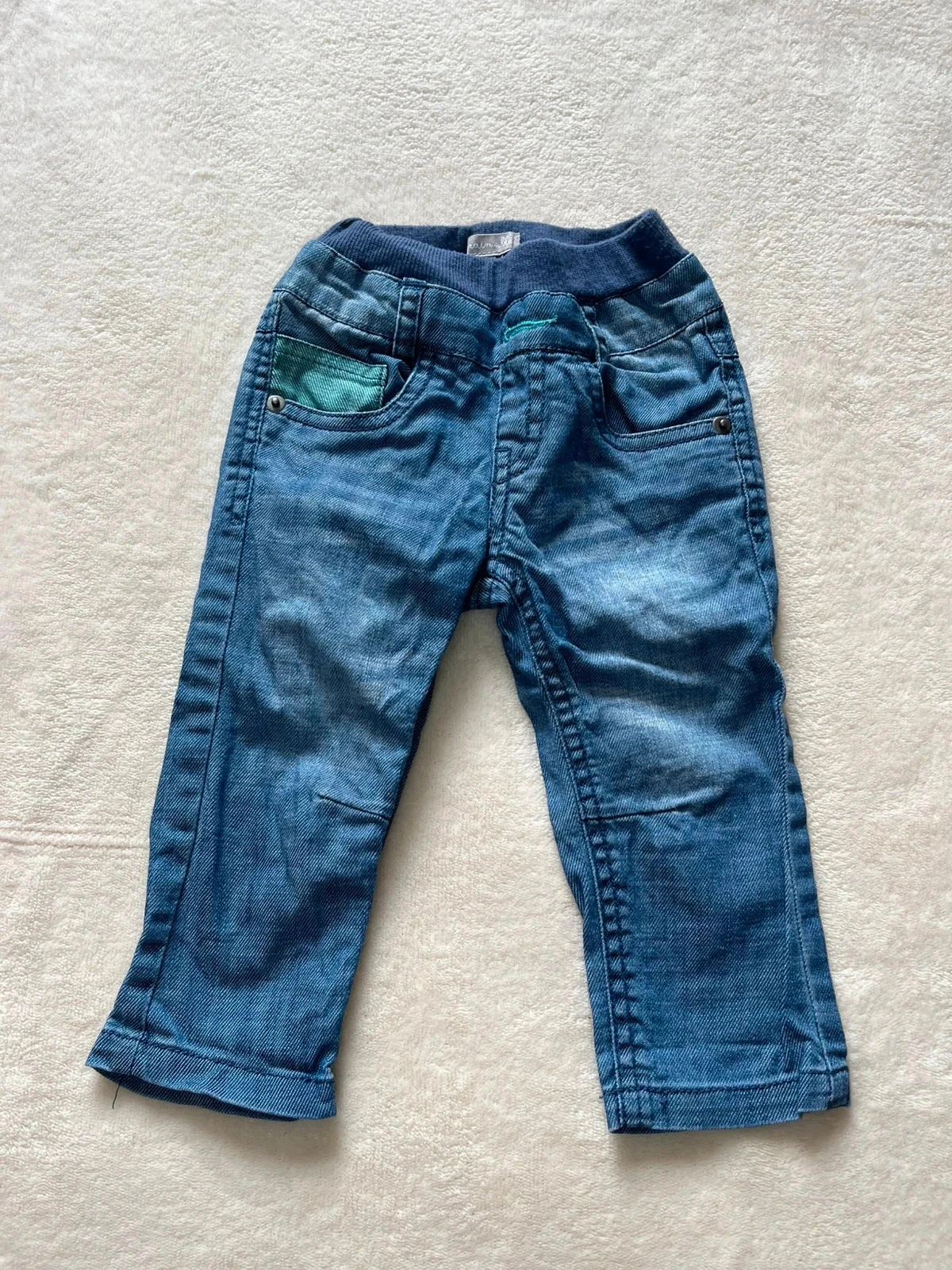 Lot van 3 baby jeans 12 maanden trendy look ✊♥ – photo 8